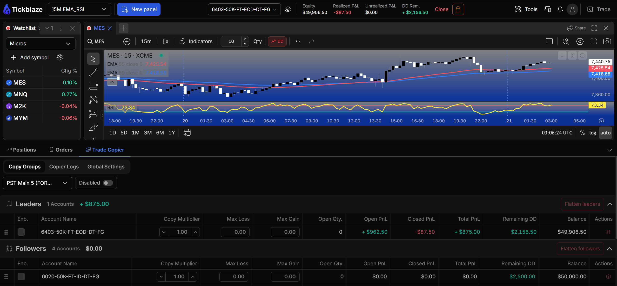 Web Trader screenshot 2