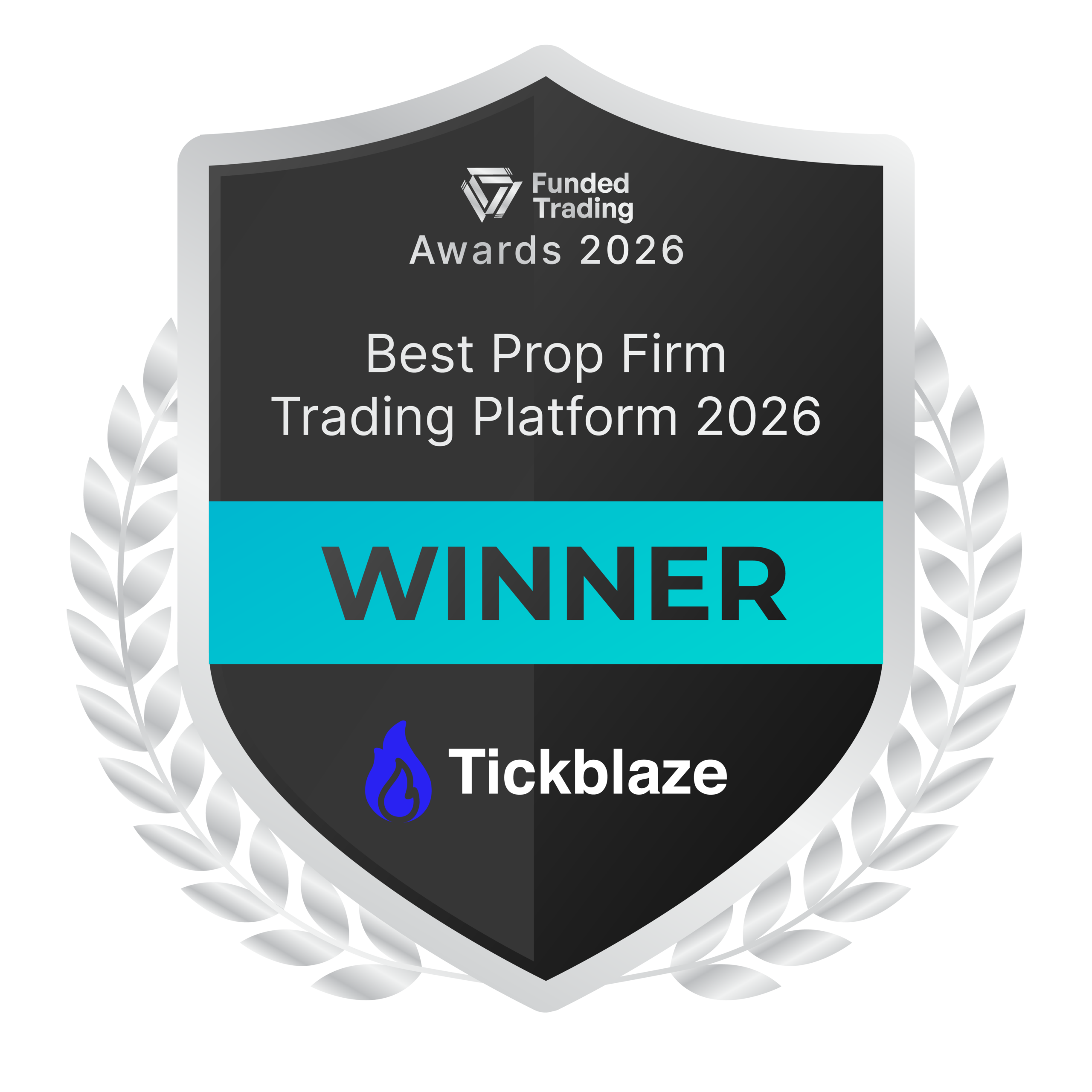 Tickblaze. Winner. Best Prop Firm Trading Platform 2026.
